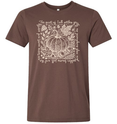 Fall Words Pumpkin Tee