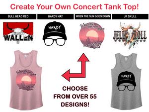 Concert & Song Create-Your-Own Tank Top