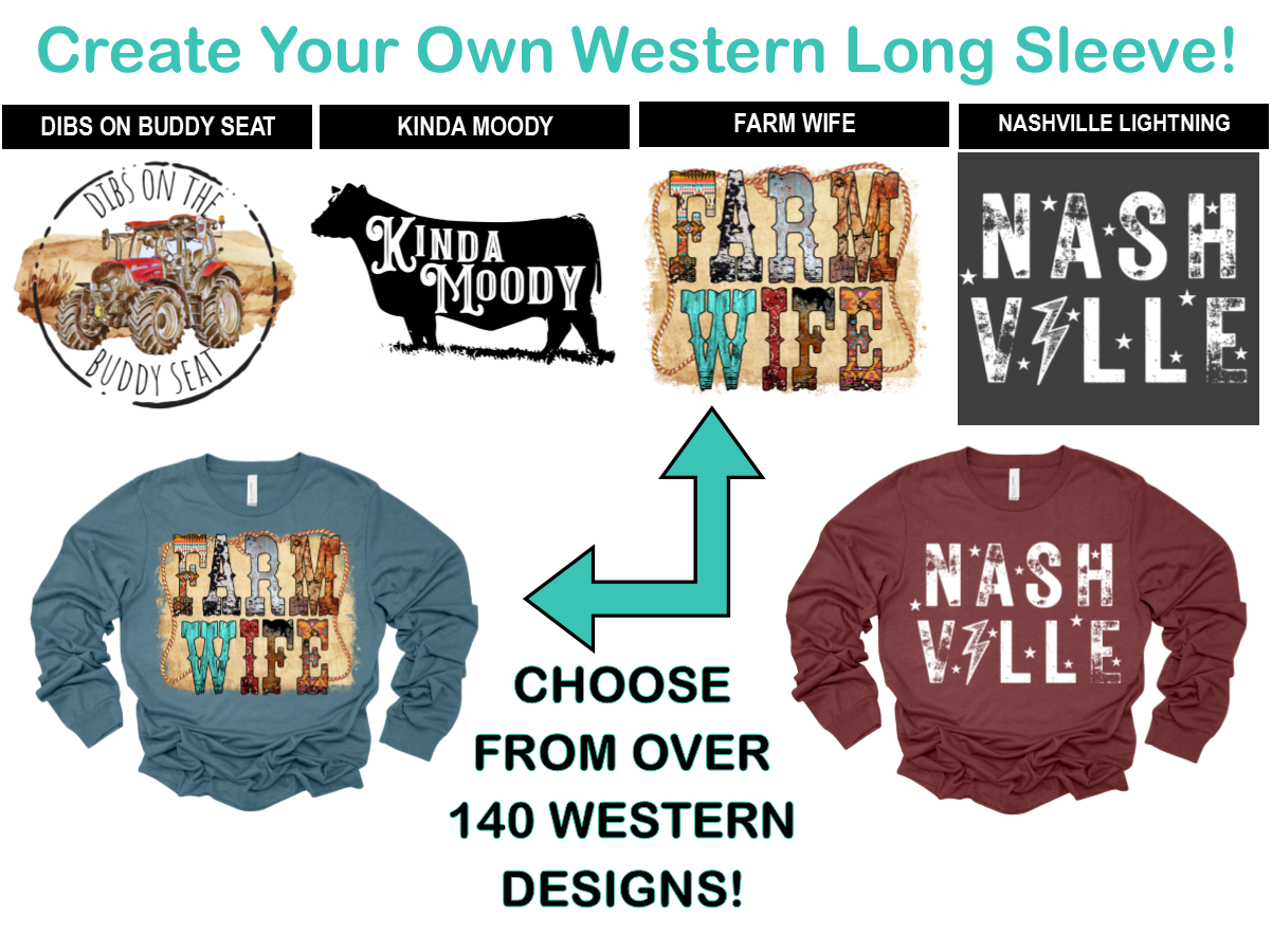 Create-Your-Own Western Apparel – Sparkle City Apparel Design