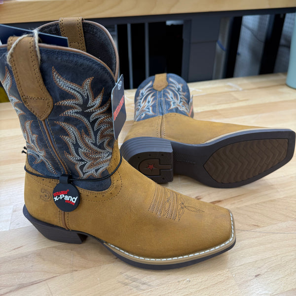 Durango Kid's Shyloh Boots Wrangler Brown/Denim Blue