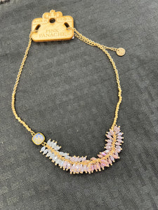 Pink Panache Crystal Purple Hues Necklace