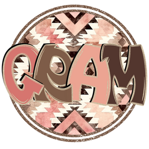 MAMA/GRAM Aztec Circle T-Shirt Print