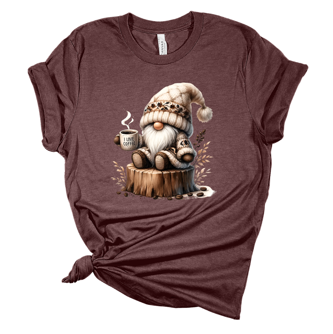 Love Coffee Gnome Tee