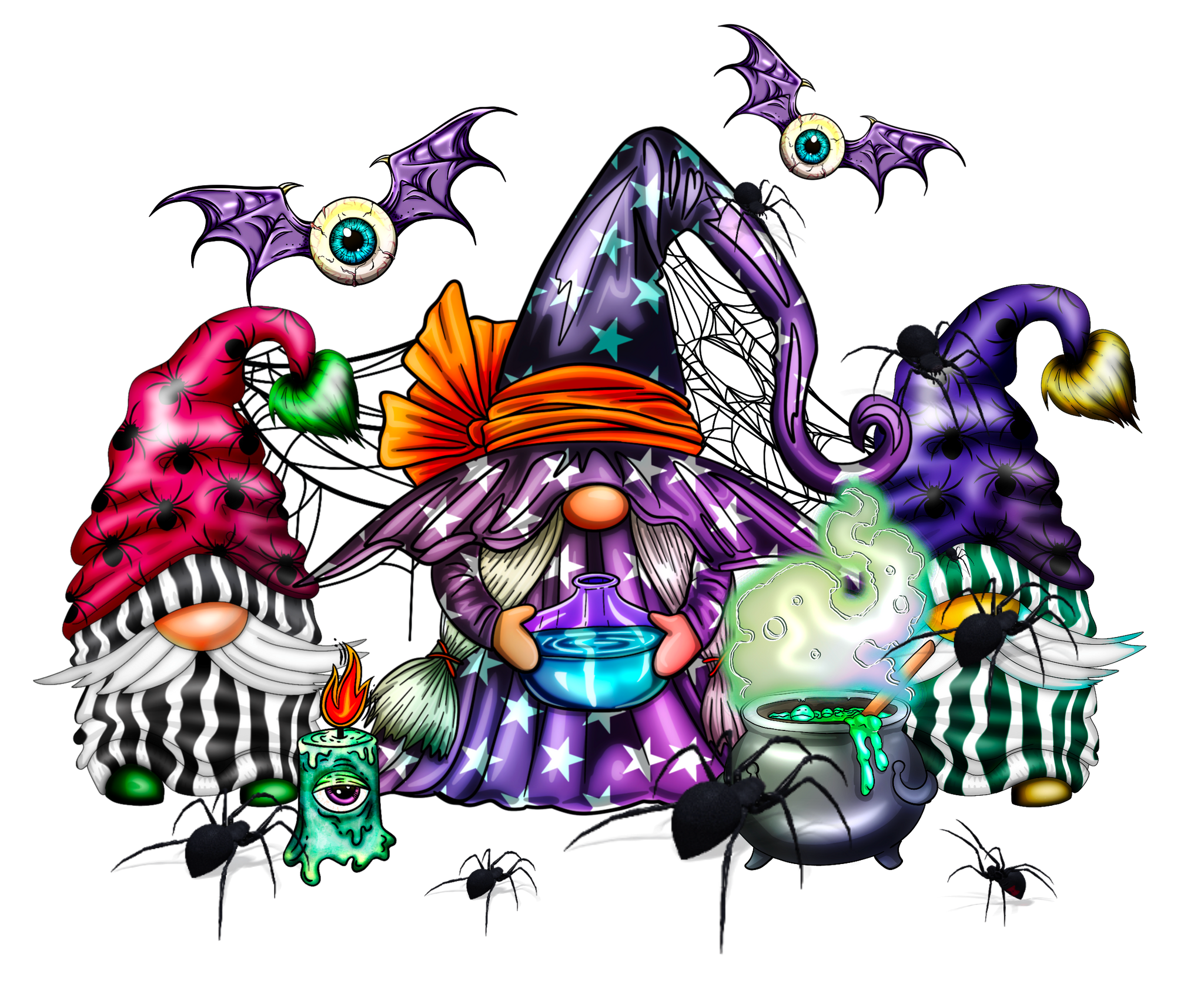 Halloween Gnomes Print
