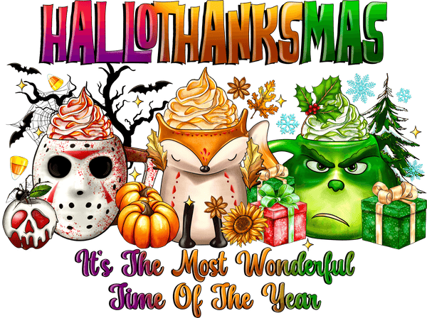 Hallothanksmas Print