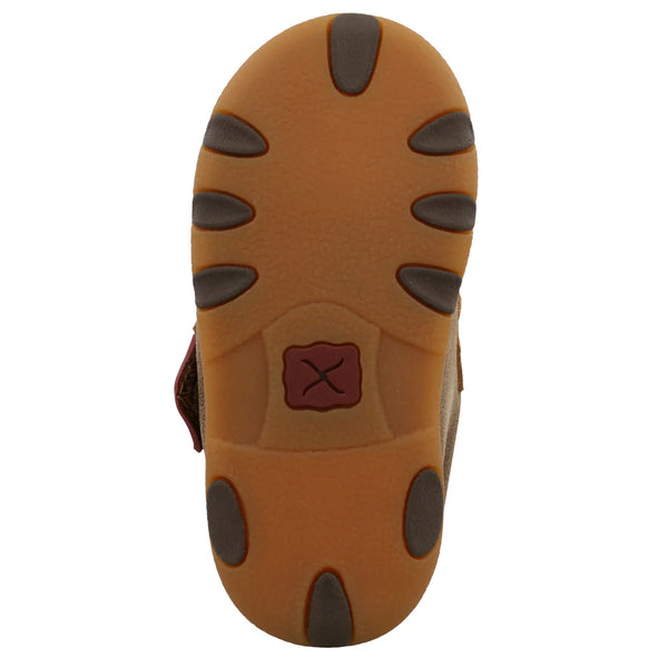 Twisted X Infant Leather Tooled Moc Shoe
