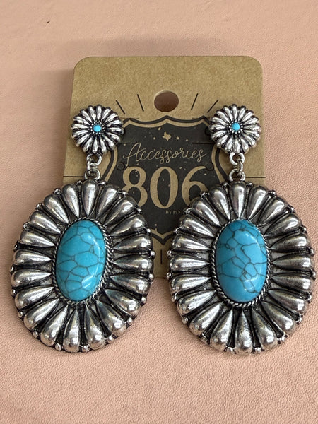 Asst Turquoise Earrings