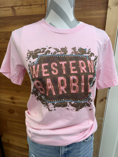 Queen Gypsy Western Barbie Rhinestone Tee