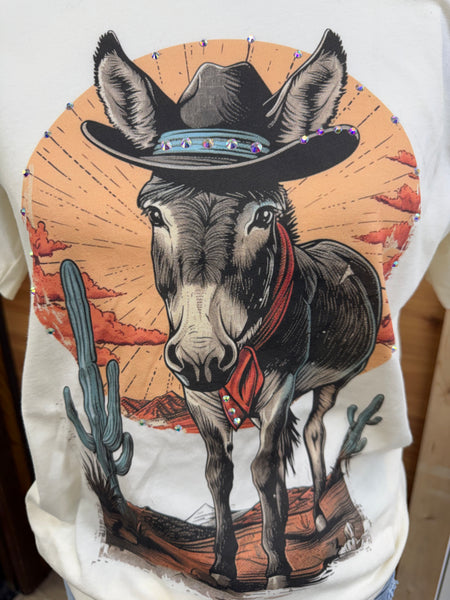 Queen Gypsy Rhinestone Donkey Tee