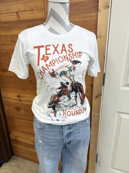 Queen Gypsy Texas Champion Rhinestone Tee