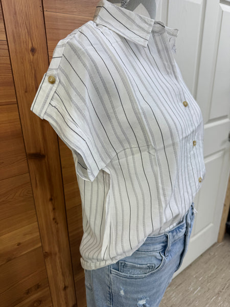 Short Sleeve Stripe Top