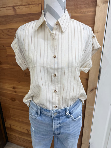 Short Sleeve Stripe Top