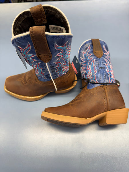 Durango Kid's Shyloh Boots Driftwood/Lapis Blue