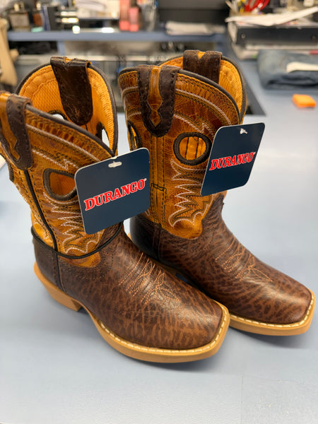 Durango Kid's Shyloh Boots Mole Brown/Golden Maize