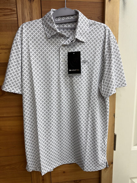 Ariat Men's 360 Airflow Tek All Over Print Polo