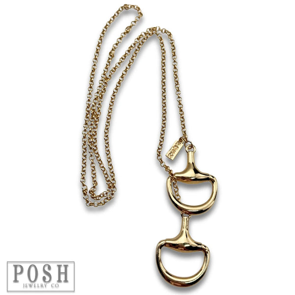 Posh Bit Lariat Neckace