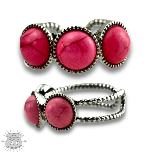 Posh Round Stone Ring