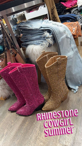 Corky's Glitzy Rhinestone Boots
