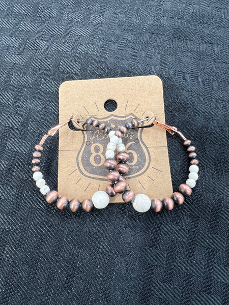 806 Copper Navajo Pearl Jewelry