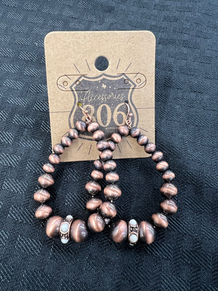 806 Copper Navajo Pearl Jewelry