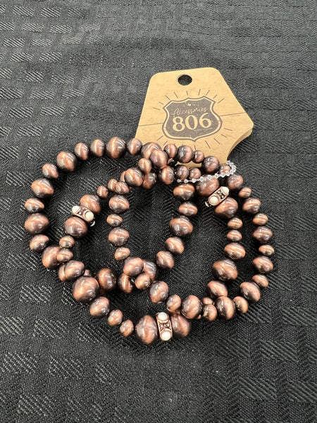 806 Copper Navajo Pearl Jewelry