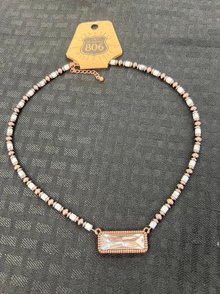 806 Copper Navajo Pearl Jewelry