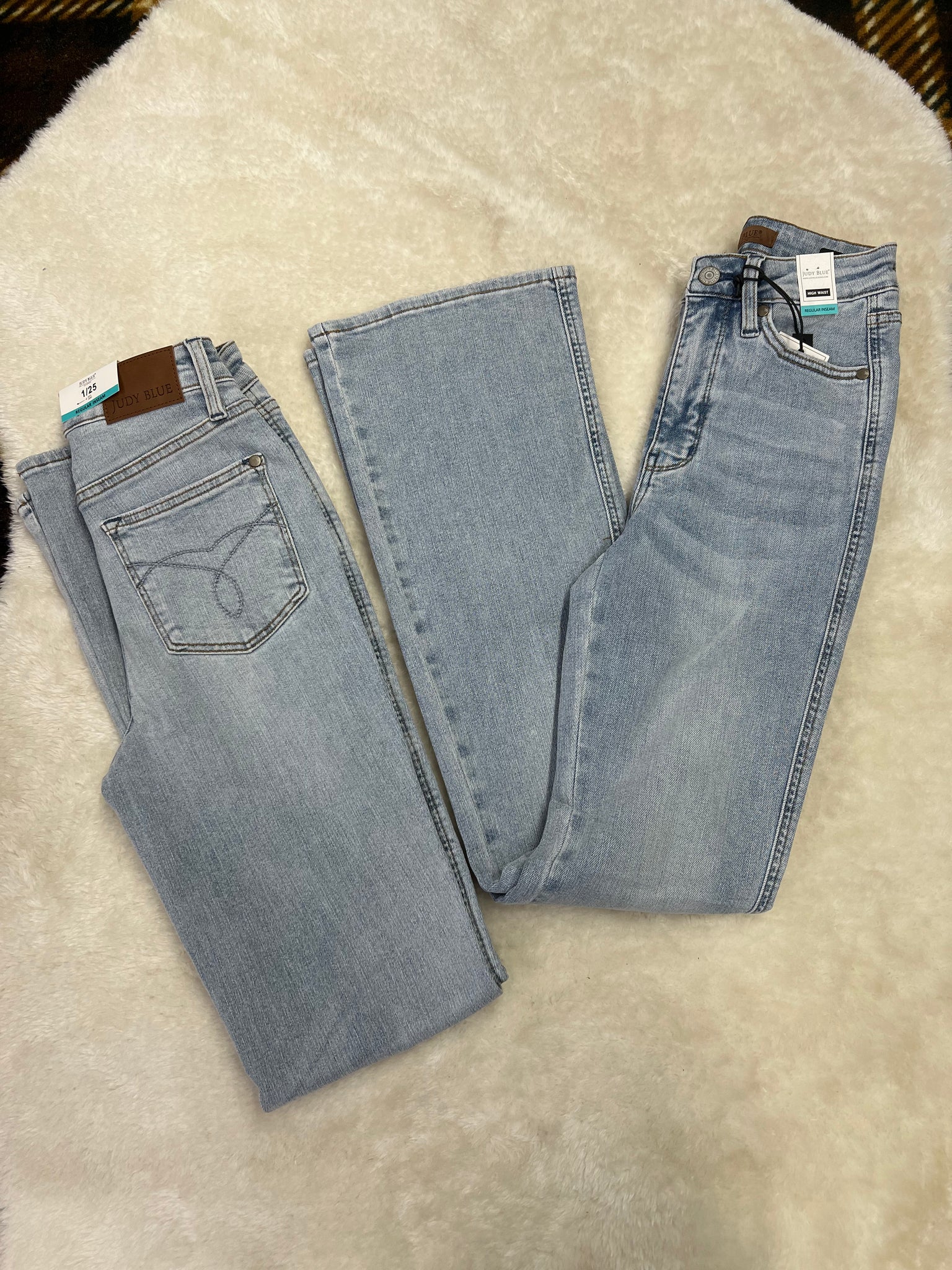 Judy Blue High Waist Stitch Pocket Bootcut Jeans