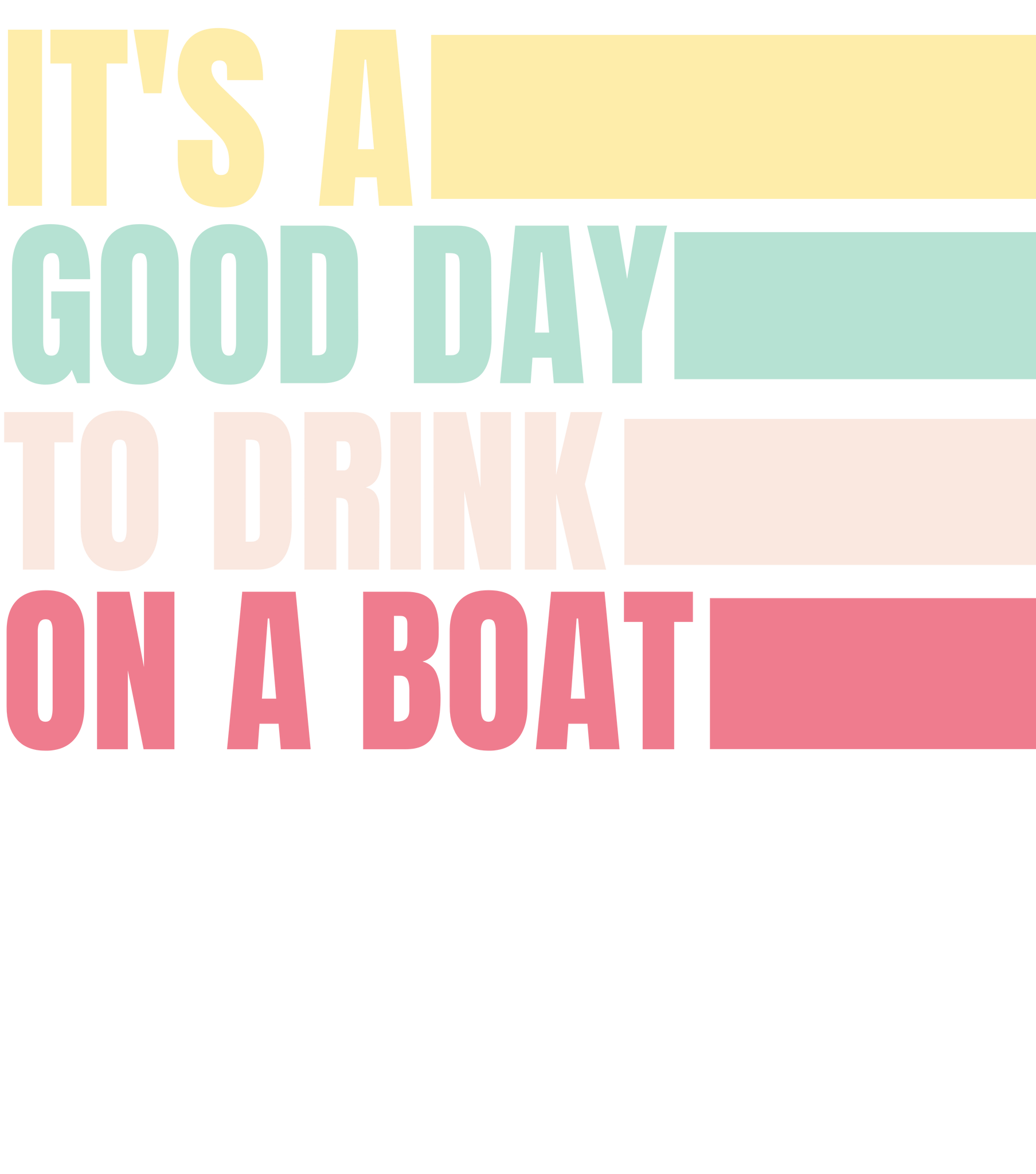 Drink On A Boat Print