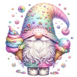 Ice Cream Gnome Print