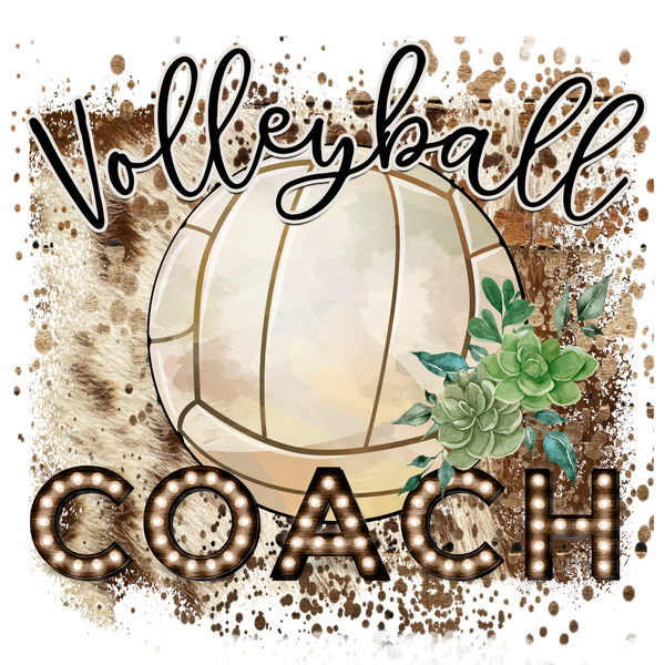 Volleyball Coach Print
