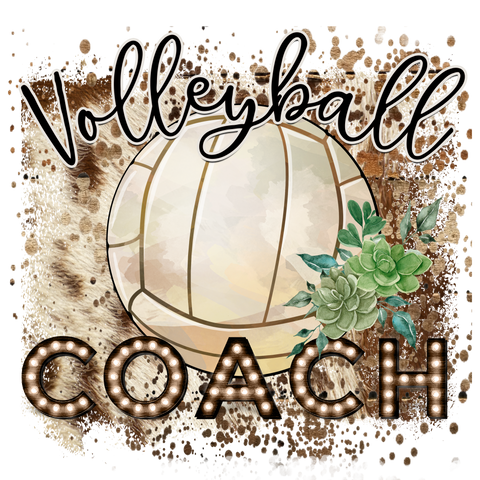 Volleyball Coach Print