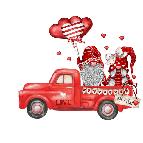 Gnome Truck Love Print