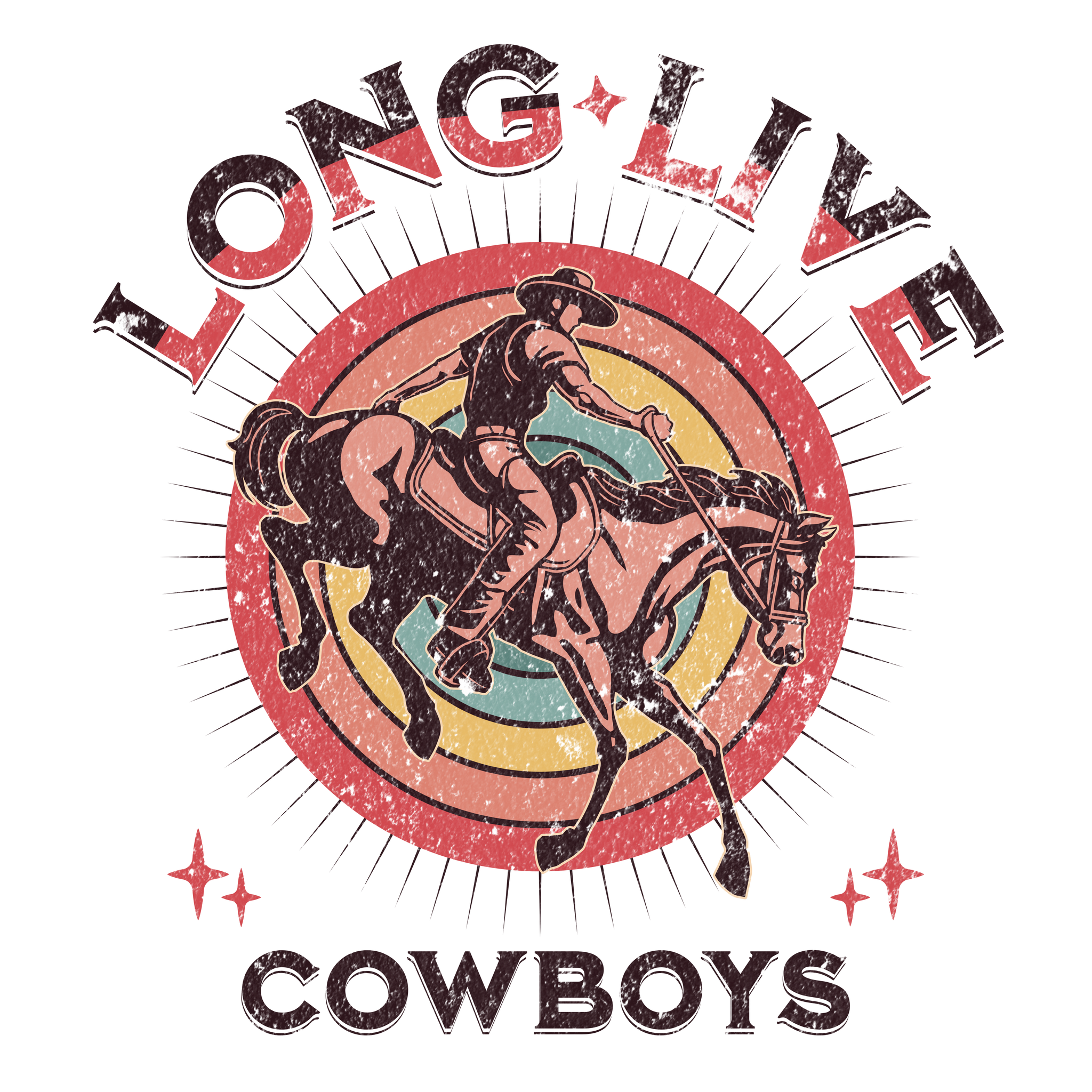 Long Live Cowboys Print
