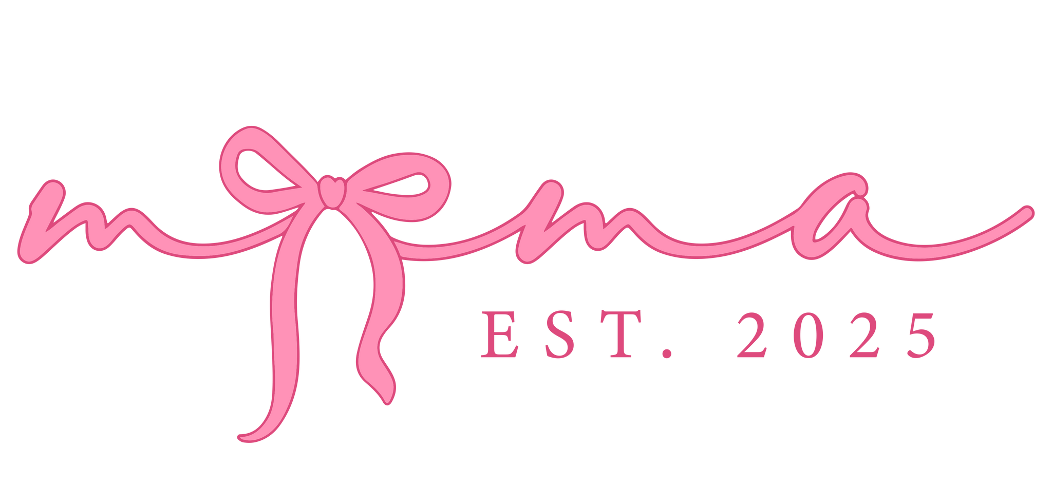 Mama Bow EST 2025 T-Shirt Print