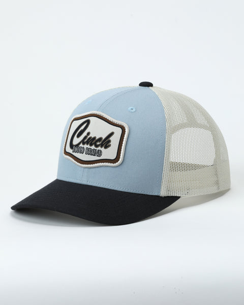 Cinch Rodeo Brand Lt Blue/Navy Snapback Hat