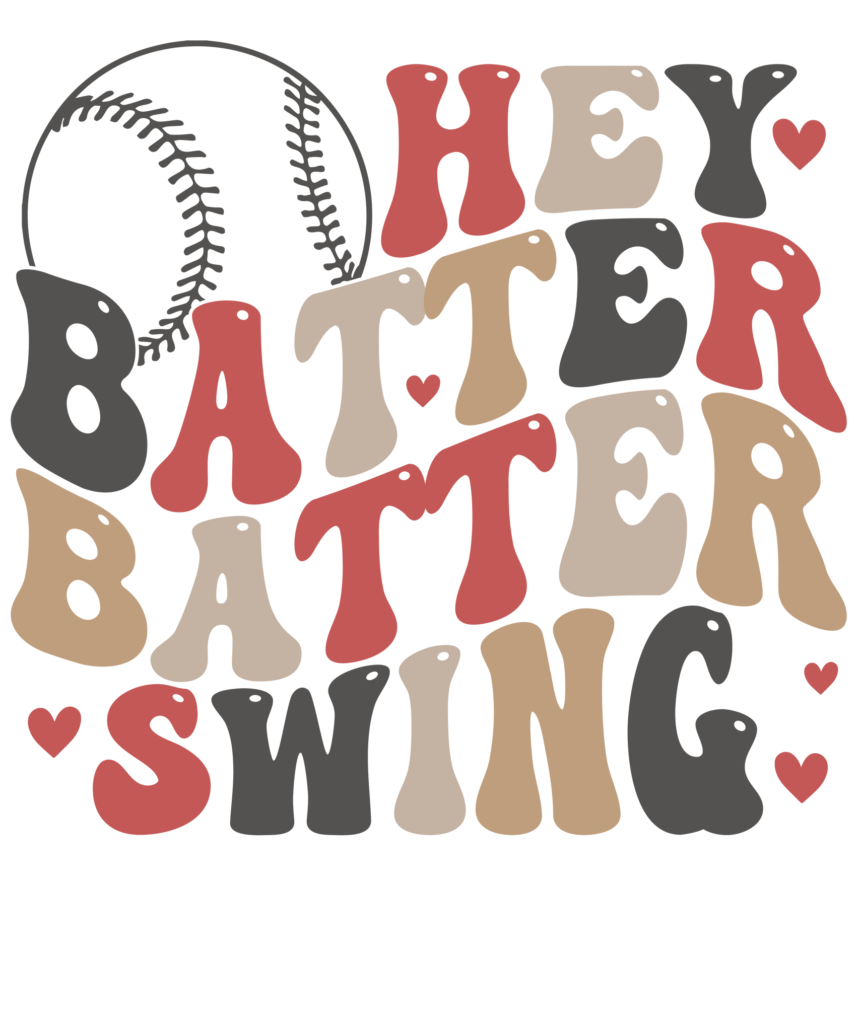 Hey Batter Batter Print