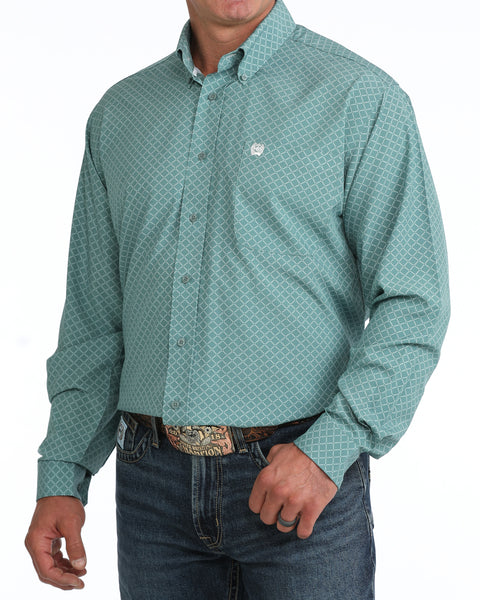 Cinch Men's Long Sleeve Arena Flex Button Shirt