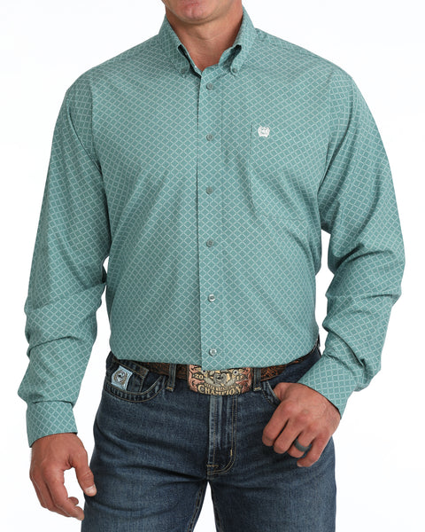 Cinch Men's Long Sleeve Arena Flex Button Shirt