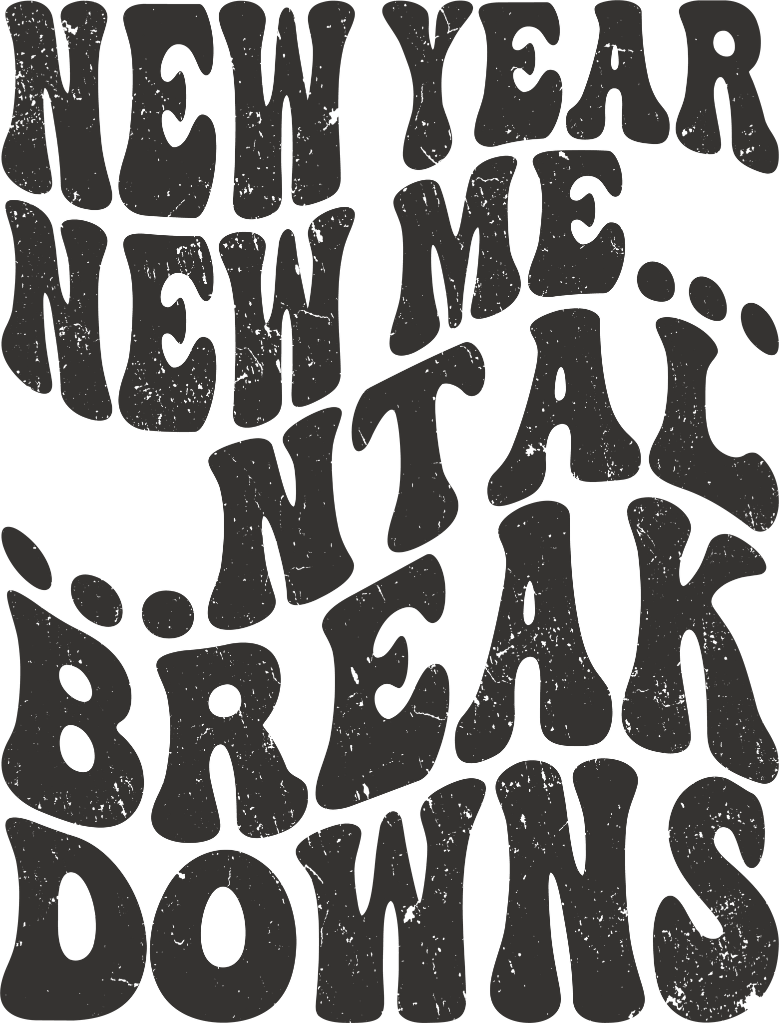 New Year New Me... Print