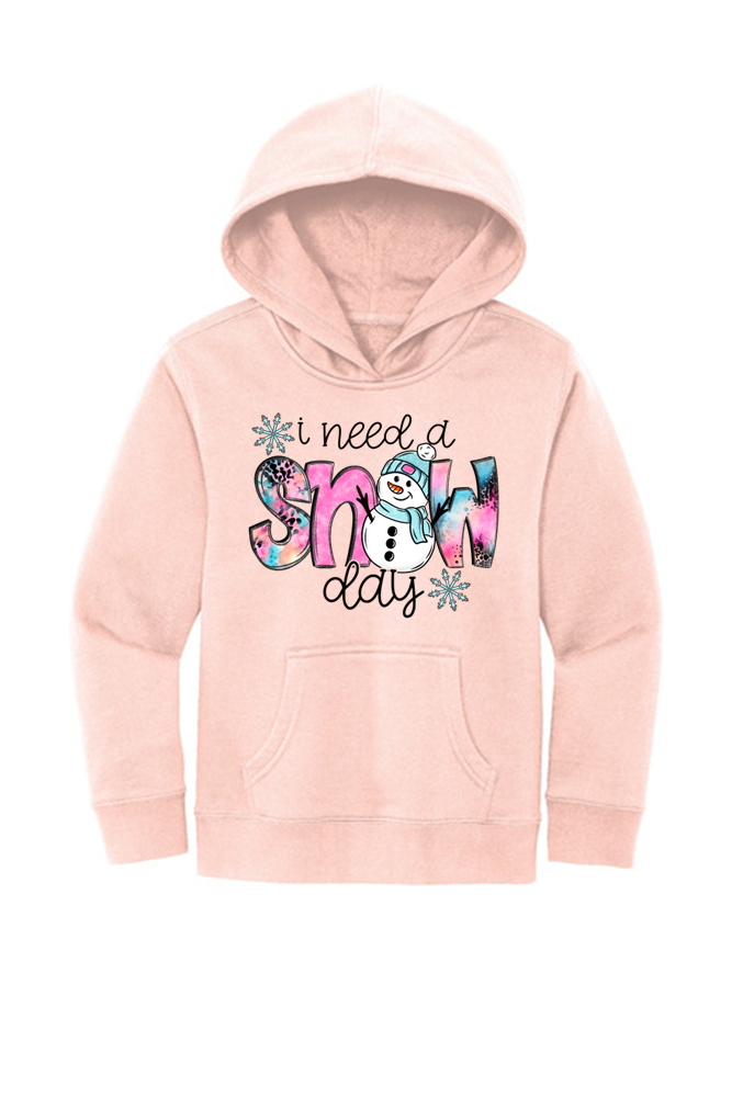 I Need a Snow Day Youth Hoodie