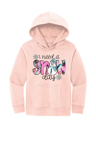 I Need a Snow Day Youth Hoodie