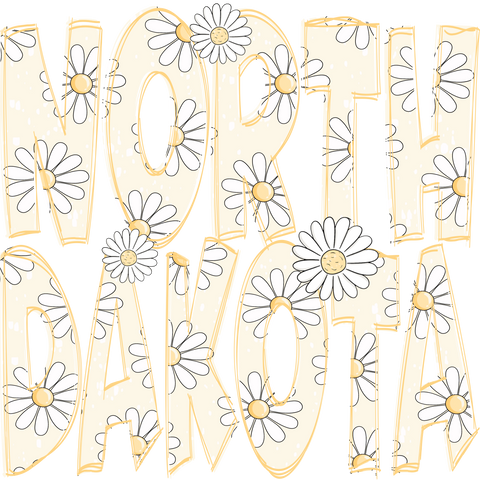 Daisy North Dakota Print