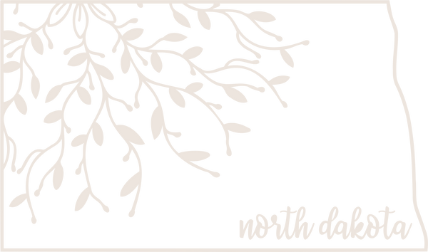 North Dakota Tree Print