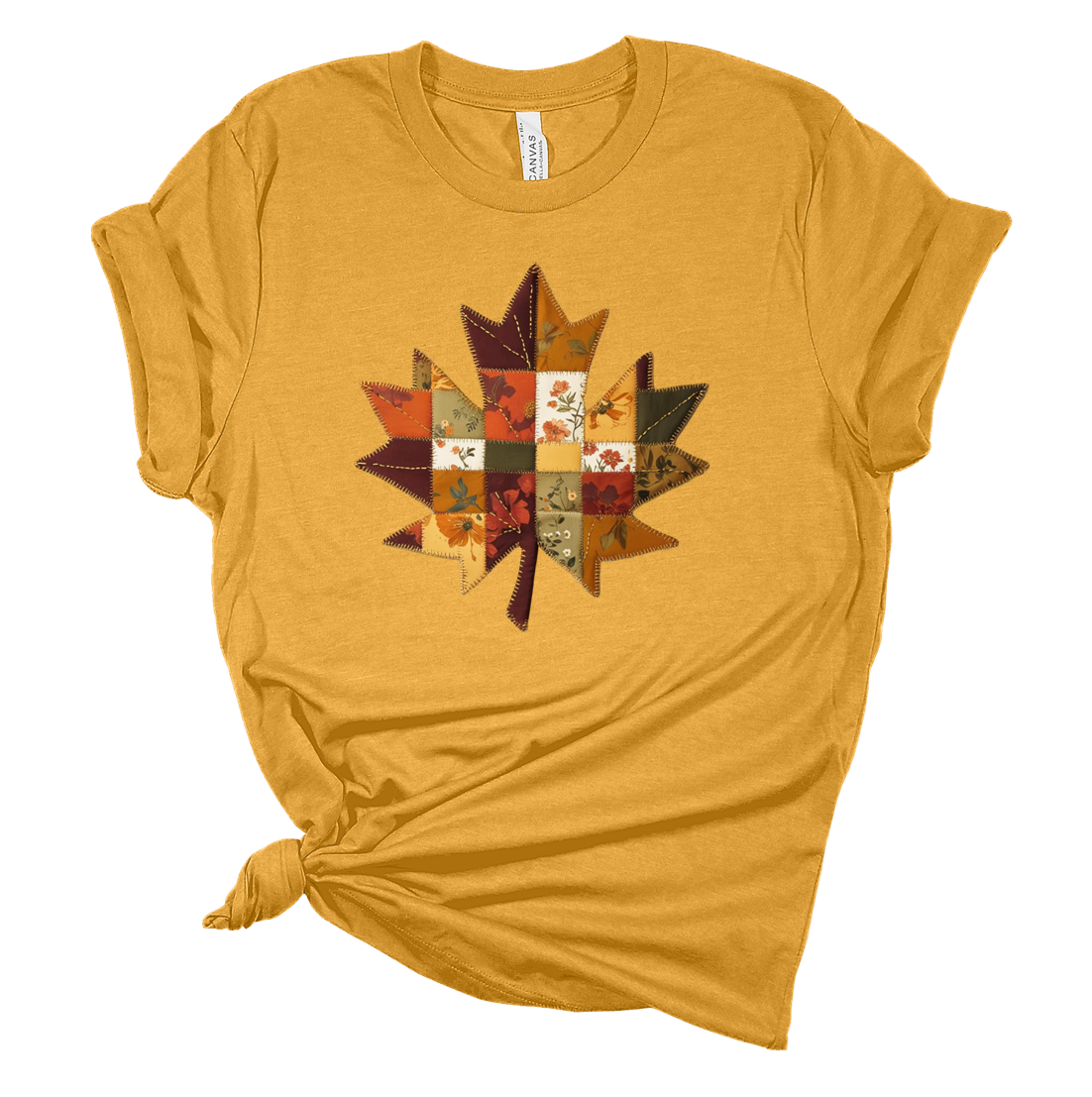 Patchwork Leaf Tee