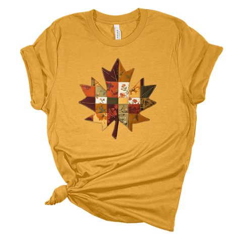 Patchwork Leaf Tee