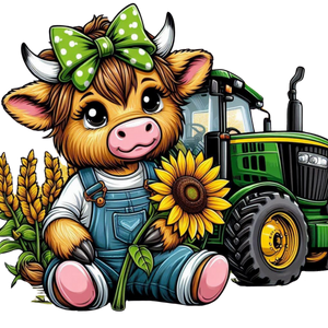 Sunflower Baby Calf Print