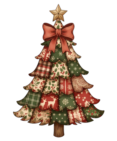 Patchwork Tree L/S Tee