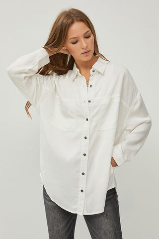 Oversized Tencel Buttondown