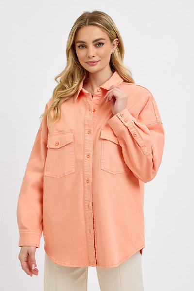 Risen Colored Denim Shirt