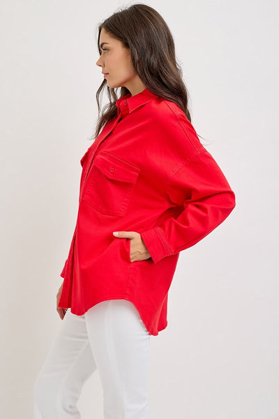 Risen Colored Denim Shirt